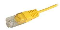 Decelect Forgos - Cordon RJ45 1 paire UTP jaune 1m