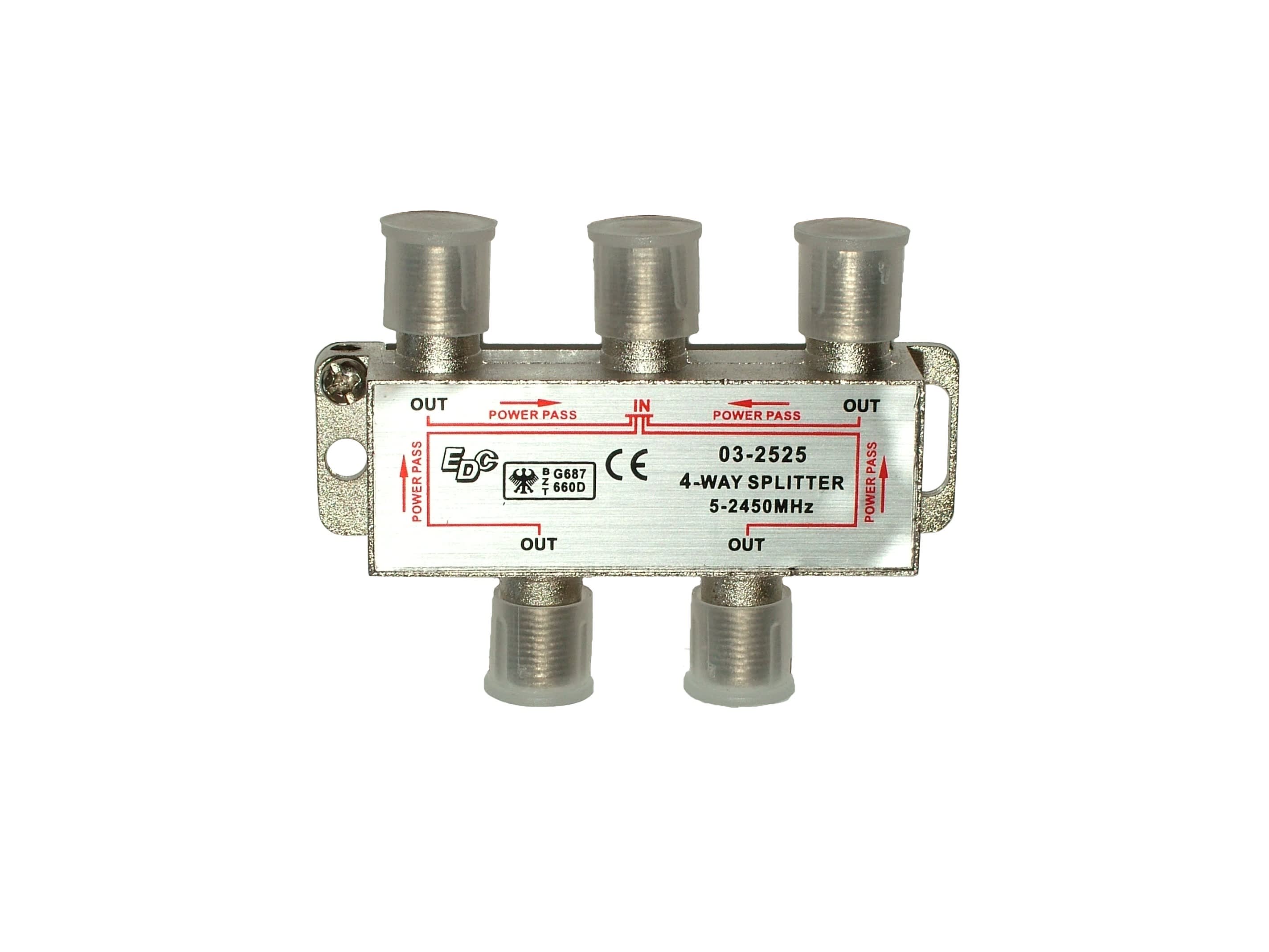 Decelect Forgos - Répartiteur TV 5-2400MHz 4 sorties