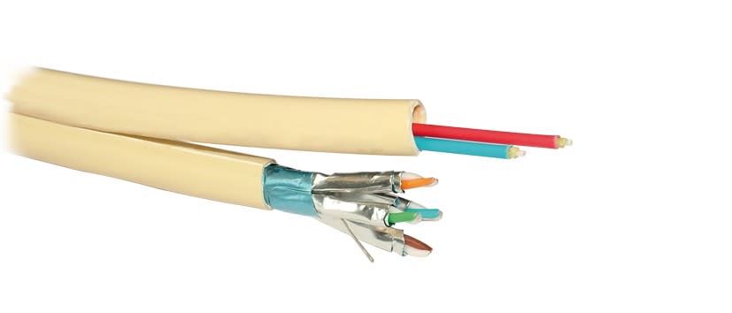 Decelect Forgos - Câble Grade 3 4P et 2 fibres optiques 9/125 G657A2 900µm 100m