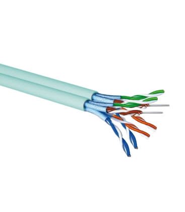 Decelect Forgos - Câble U/FTP Cat6A monobrin 2x4 P LSOH - 500m