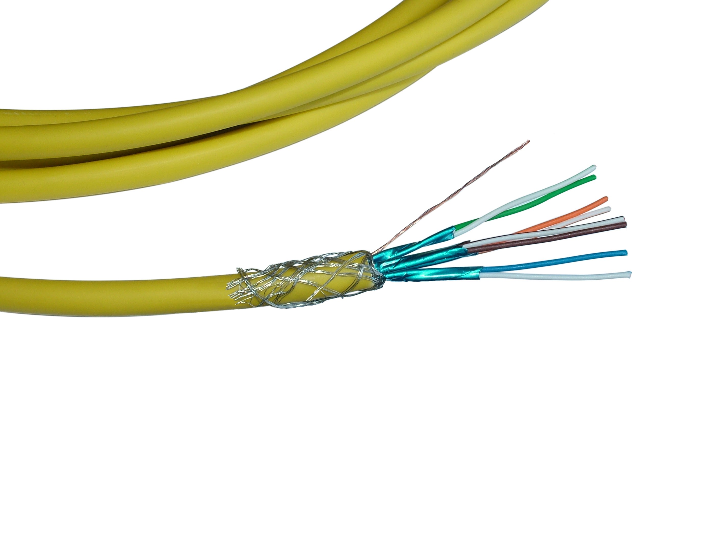 Decelect Forgos - Câble SFTP Cat6A multibrins 4 paires LSOH - 500m