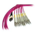 Decelect Forgos - Trunk 12 fibres OM4 LC duplex/MTP® mâle Key up 20M