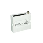 Decelect Forgos - Boîtier de distribution 4 sorties TV Ethernet Téléphone - blanc