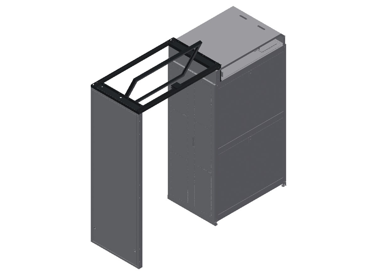 Decelect Forgos - Toit vitré ouvrant pour couloir 300x1000