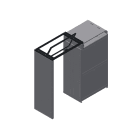 Decelect Forgos - Toit vitré ouvrant pour couloir 800x1200