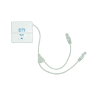 Decelect Forgos - DTI Prise RJ45 Parafoudre - Précâblé 2 RJ45