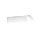 Decelect Forgos - Obturateur sécable 239x49mm blanc pour coffret de communication