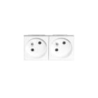 Decelect Forgos - 2PC 2P+T 45x90 inclinée blanche