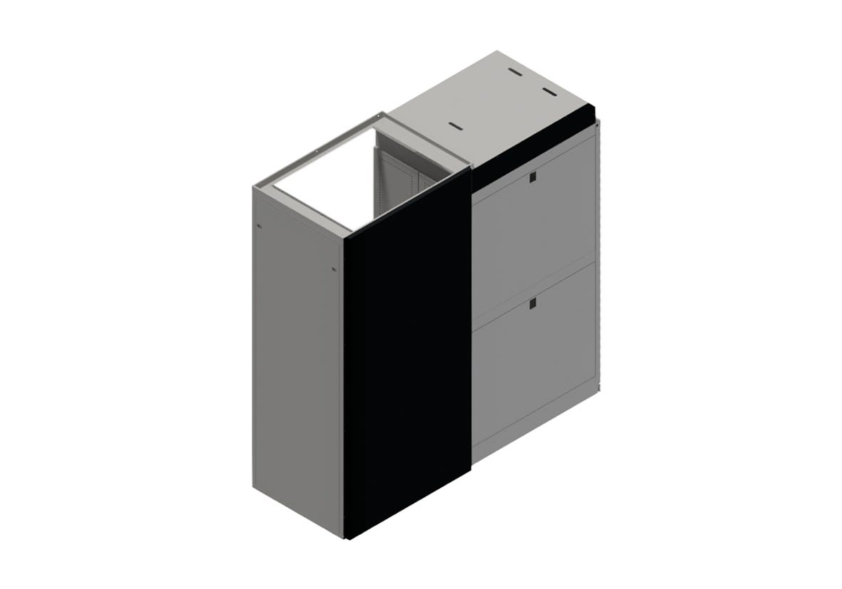 Decelect Forgos - Panneau de fermeture couloir (Couloir de 1200) - 42U 1200x1200