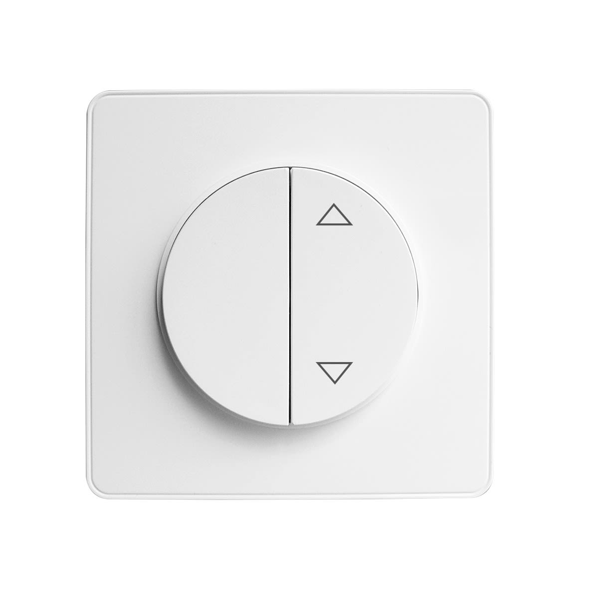 Decelect Forgos - Interrupteur connecté Odace blanc EnOcean-2 touches Eclairage/Volet roulant