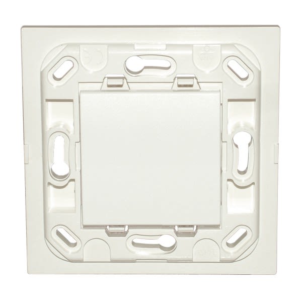 Decelect Forgos - Interrupteur Eikon simple - blanc - sans plaque