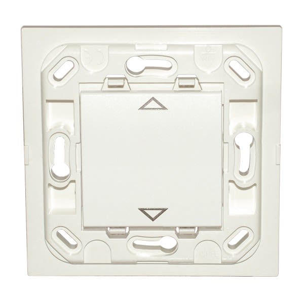 Decelect Forgos - Interrupteur Eikon simple volet roulant - blanc - sans plaque