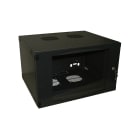 Decelect Forgos - Coffret mural économique noir monté 6U largeur 54cm et profondeur 45cm