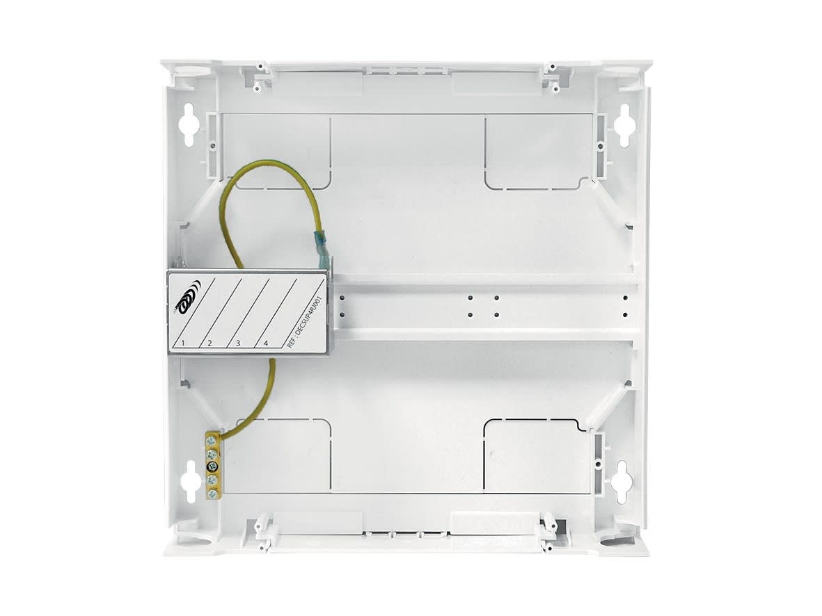 Decelect Forgos - Coffret Essentiel sans balun, sans porte, équipé d'un DTI RJ11/RJ45, de suppor