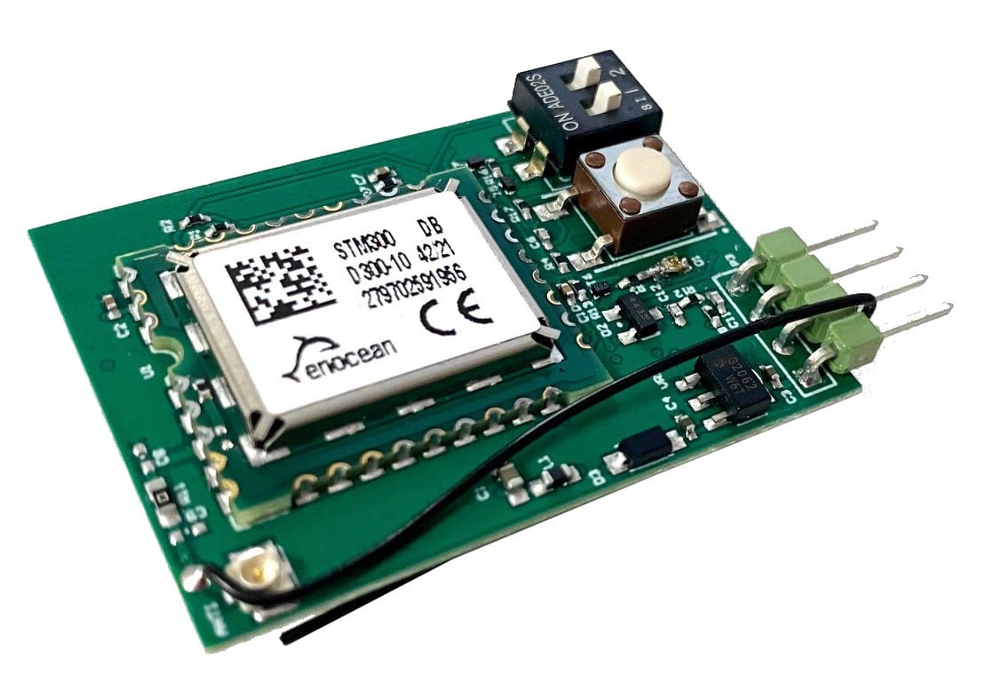 Decelect Forgos - Emetteur radio universel 1 entrée sans potentiel-Protocole Enocean