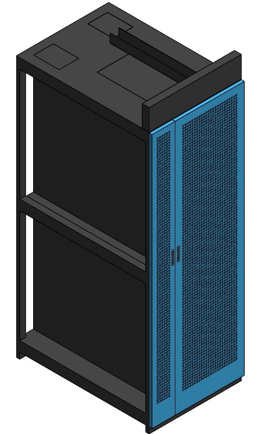 Decelect Forgos - STRUCTURE climatisation - 42U 800x1000