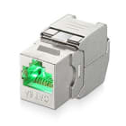 Decelect Forgos - EMBASE KEYSTONE RJ45 CAT6a blindée avec LED