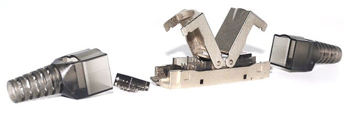 Decelect Forgos - Boitier raccord de connexion femelle / femelle pour câble Cat.6a