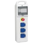 Decelect Forgos - COFFRET ELECTRIQUE DE CHANTIER MONO 3 PC IP54 DIFFERENTIEL 30mA+ DISJONCTEUR 16A