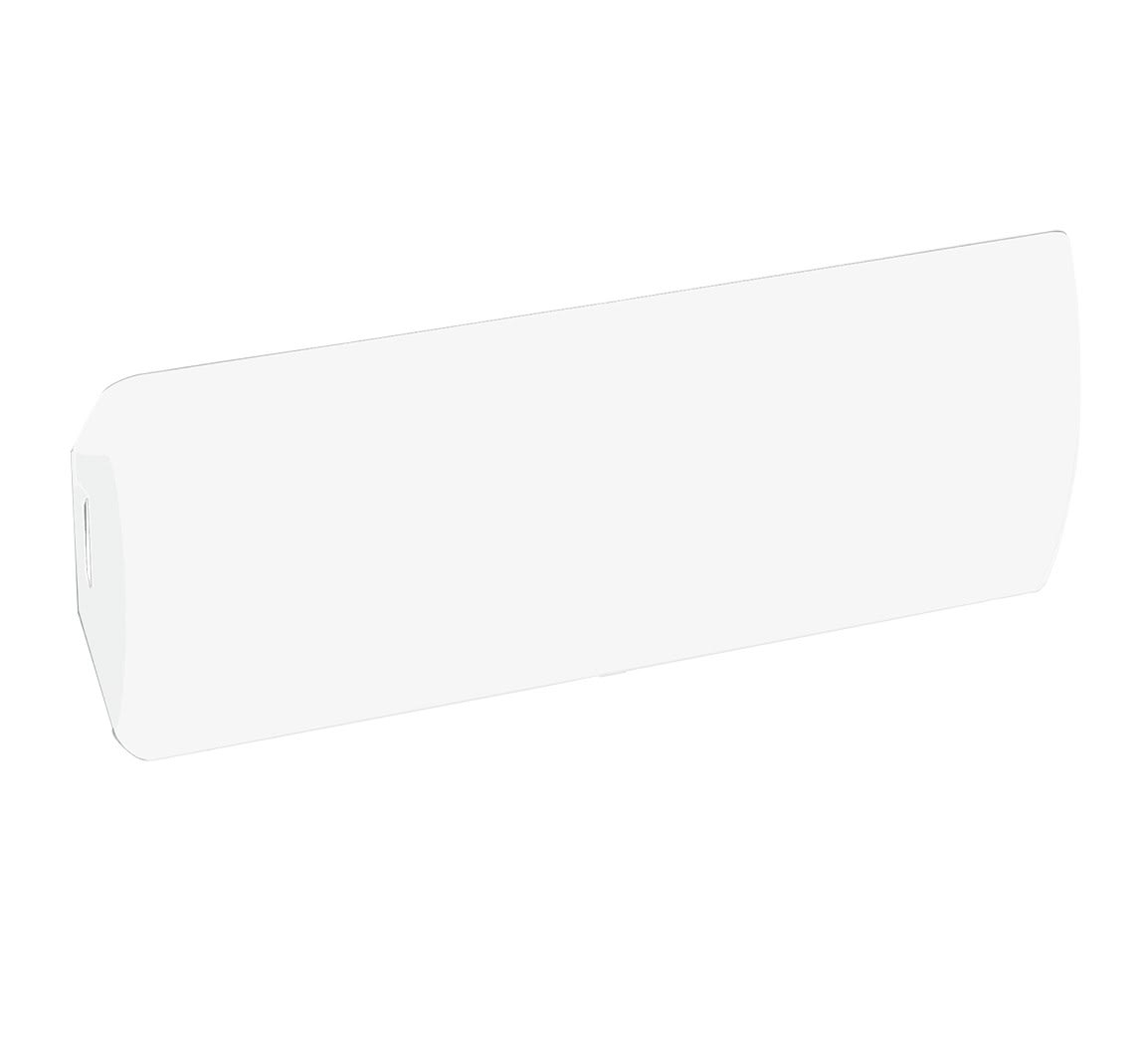 Decelect Forgos - Plastron de finition blanc pour coffret Gamme Essentiel