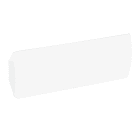 Decelect Forgos - Plastron de finition blanc pour coffret Gamme Essentiel