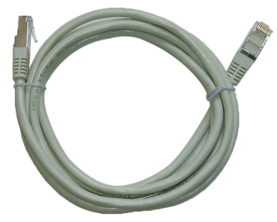 Decelect Forgos - CORDON RJ45/RJ45 GRIS  CAT6 FTP  CHANNEL PVC Cuivre MALE 0,3M