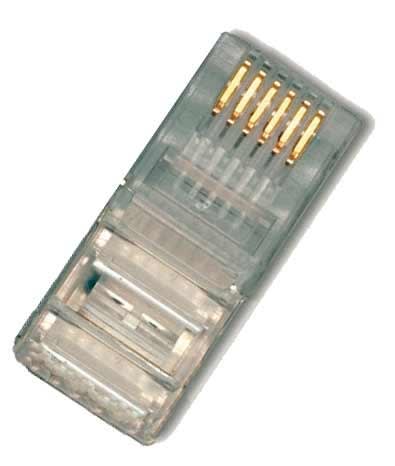 Decelect Forgos - CONNECTEUR MODULAR CABLE PLAT 6-6