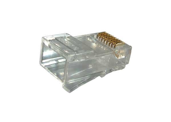 Decelect Forgos - Plug RJ45 a sertir-Multibrin - Entree ronde - Cat 6