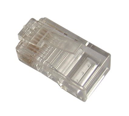 Decelect Forgos - Plug RJ45 a sertir - Multibrin - Entree plate - Cat 5E