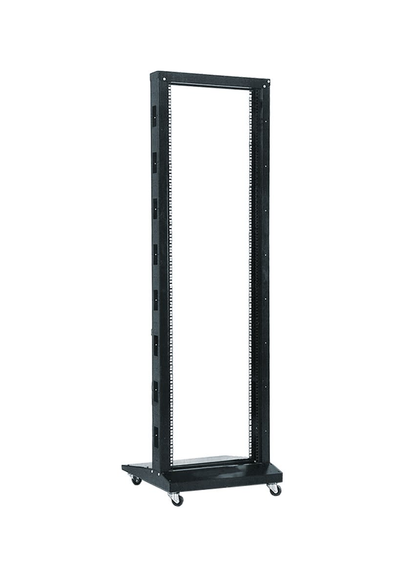 Decelect Forgos - Bati-rack 19" 2 montants 42U 600 X 1000 (charge 150 kg) noir en kit