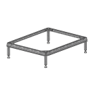 Decelect Forgos - Chaise pour plancher technique de 30cm et baie de 600x1000
