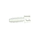 Decelect Forgos - Clips de fixation de cable d'antenne 1 position - blanche