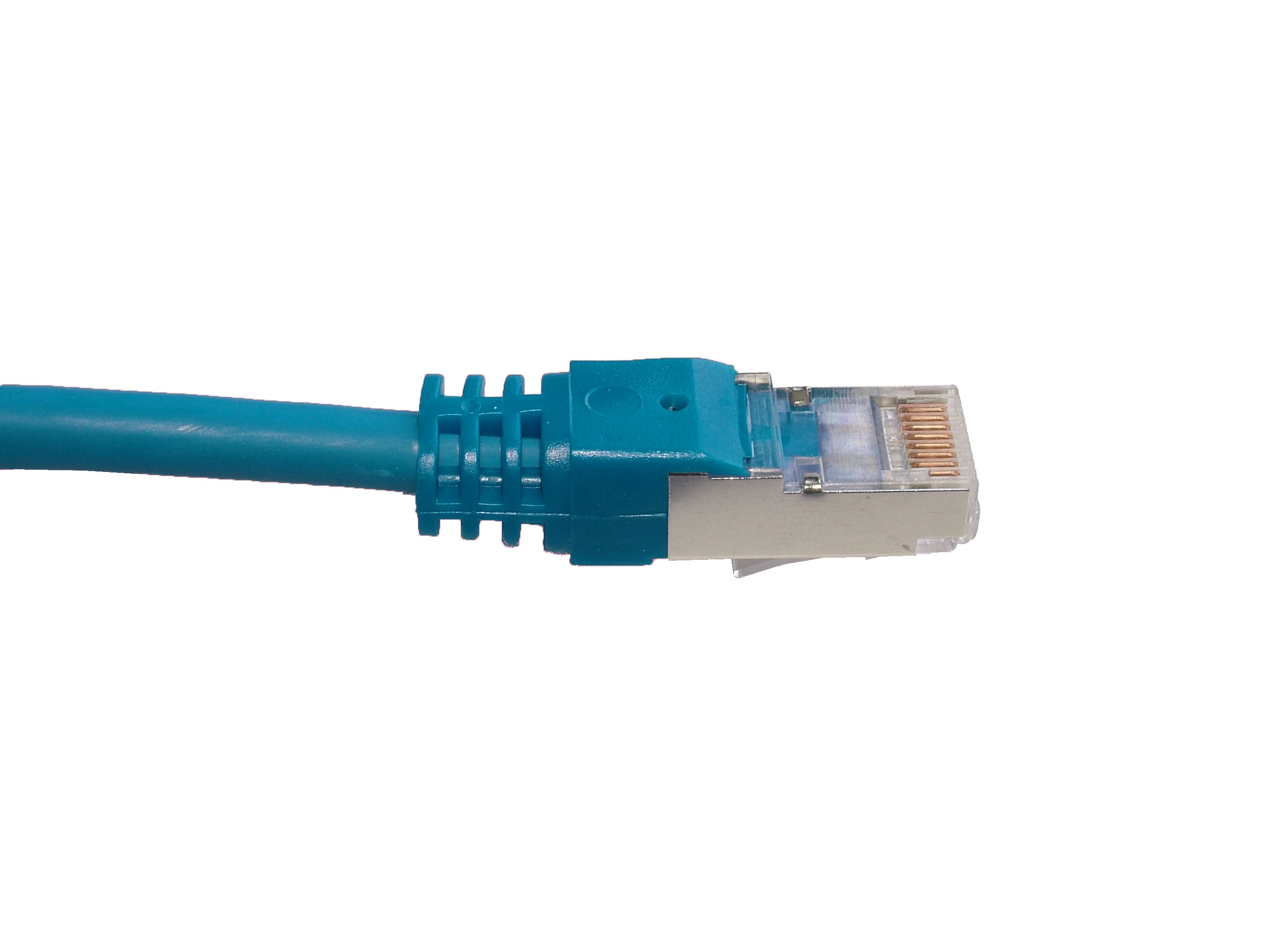 Decelect Forgos - Cordon RJ45 RJ45 bleu Cat.5E FTP 100OHMS generique male 0,5m