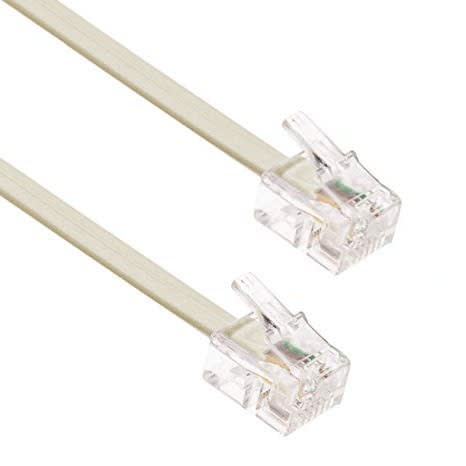 Decelect Forgos - CORDON TELEPHONE RJ11 IVOIRE