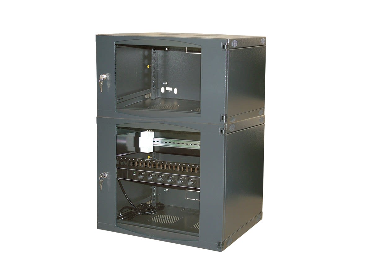 Decelect Forgos - Coffret d'interface services - version etendue : 2 DTIO. 5PC. 8 prises RJ45