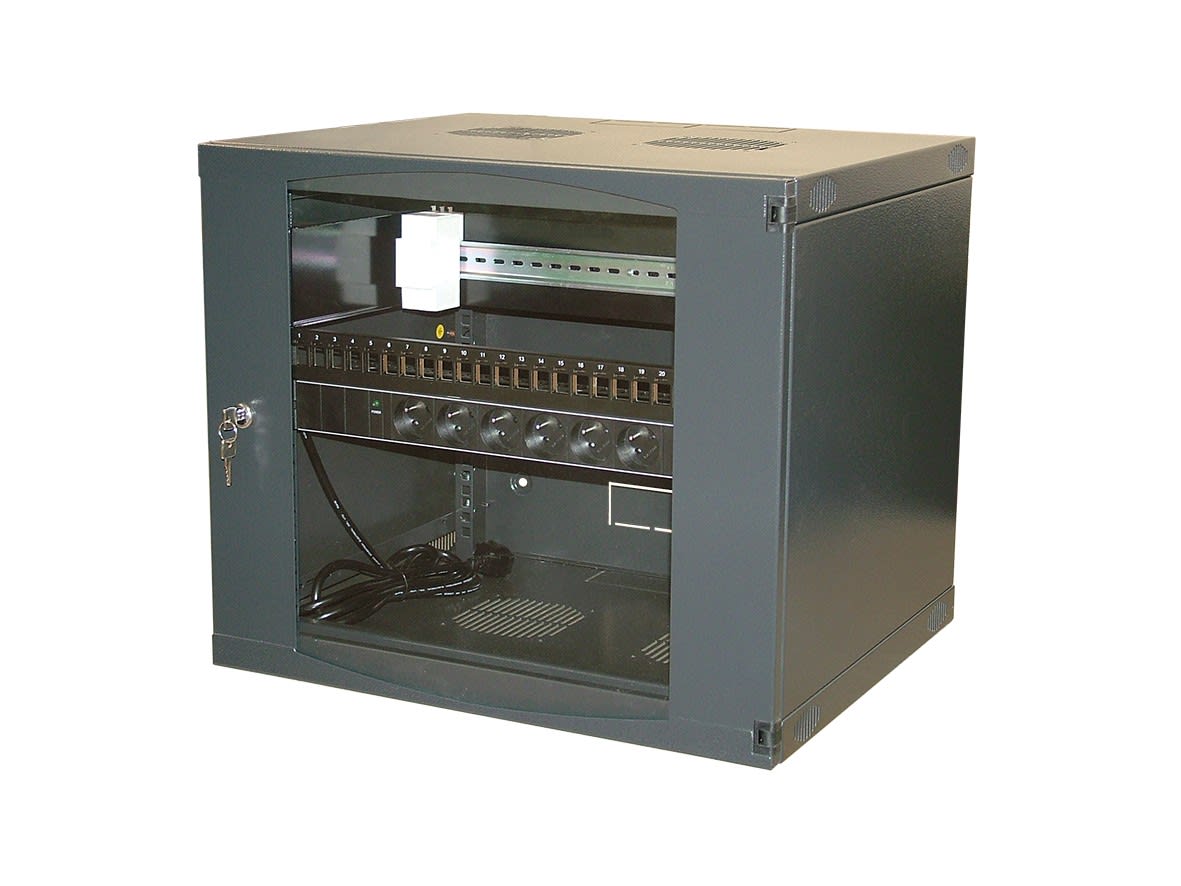 Decelect Forgos - Coffret d'interface services - version simple : 2 DTIO. 3PC. 4 prises RJ45