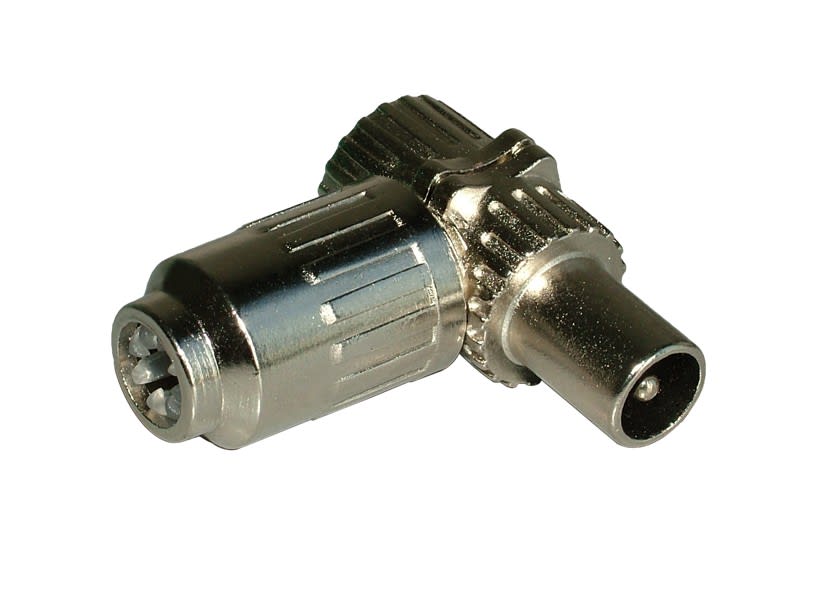 Decelect Forgos - FICHE COAXIALE COUDEE MALE 9.52 MM