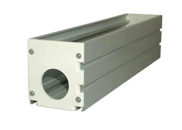 Decelect Forgos - Flasque droite rainuree pour cote gauche avec percage presse-etoupe