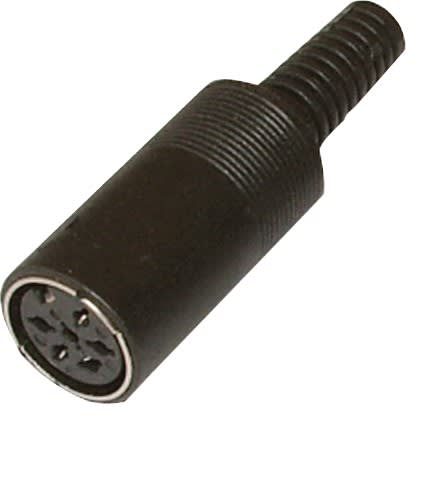 Decelect Forgos - FICHE DIN FEMELLE PLASTIQUE 5 CONTACTS