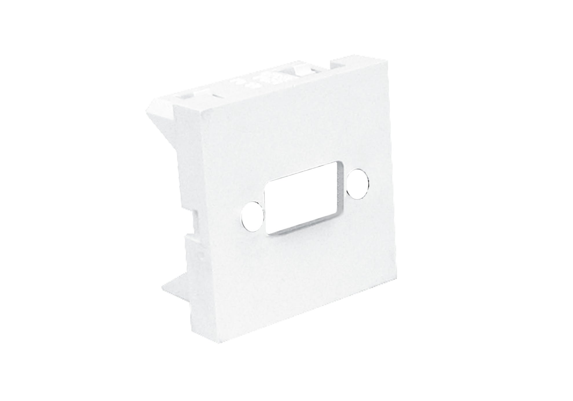 Decelect Forgos - PLASTRON NON EQUIPE POUR CONNECTEUR SUBD 9 MALE OU FEMELLE 45X45