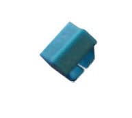 Decelect Forgos - Bagues de couleur bleu en sachet de 8