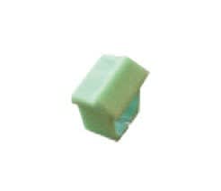 Decelect Forgos - Bagues de couleur turquoise en sachet de 8