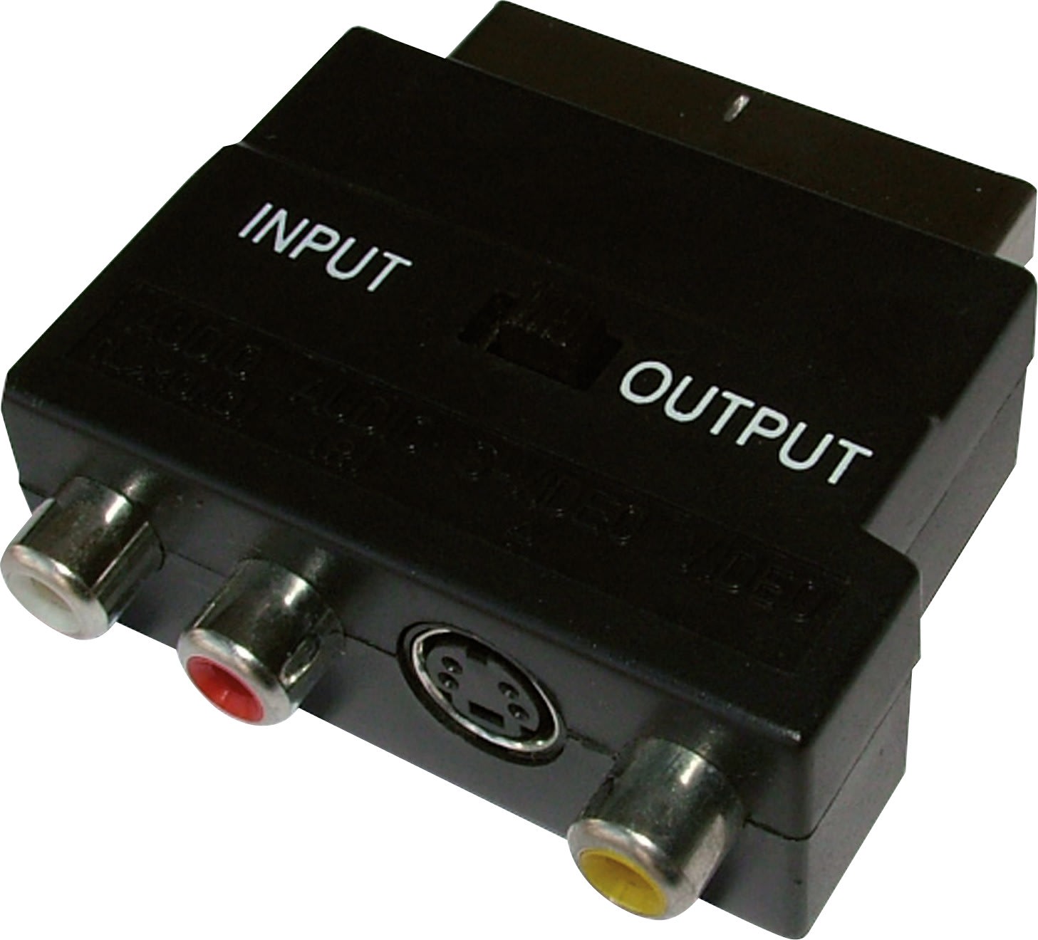 Decelect Forgos - ADAPTATEUR PERITEL 3RCA FEMELLES + 1 MINI DIN + INSERVEUR