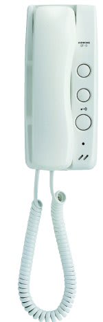 Aiphone - Combiné 1 bp commande, 1 bp (en option), appel gardien et buzzer porte-palière