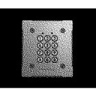 Aiphone - Clavier enc. résistant au vandalisme, éclairé 100 codes 2 relais 12/24 Vca ouVcc