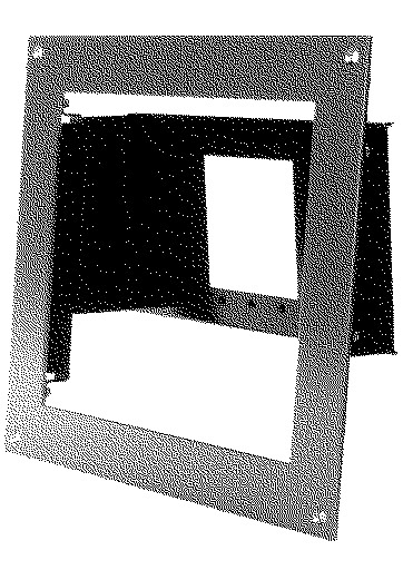 Aiphone - Cadre d'encastrement pour ensemble AX8M ou AX8MV + 1 module additionnel AX16SW