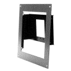 Aiphone - Cadre d'encastrement inox pour l'installation poste maître 1x AX8M ou 1 x AX8MV