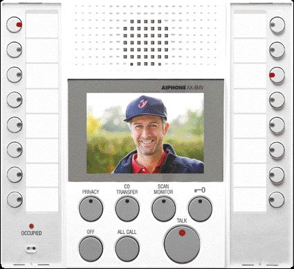 Aiphone - Poste maître vidéo 2x8 lignes Façade blanche