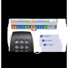 Aiphone - Pack contrôle d'accès : 1 centrale, 1 lect. BT OSDP avec clavier codé + 3 badges