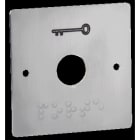 Aiphone - Bouton poussoir de sortie à double sécurités no/nf pour pot d'entraxe 60 mm